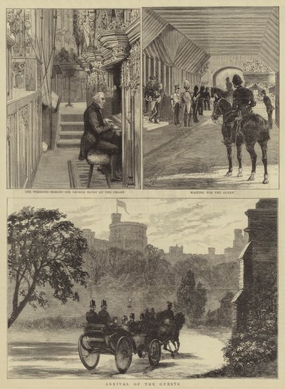 Die königliche Hochzeit in Windsor von Alfred Chantrey Corbould